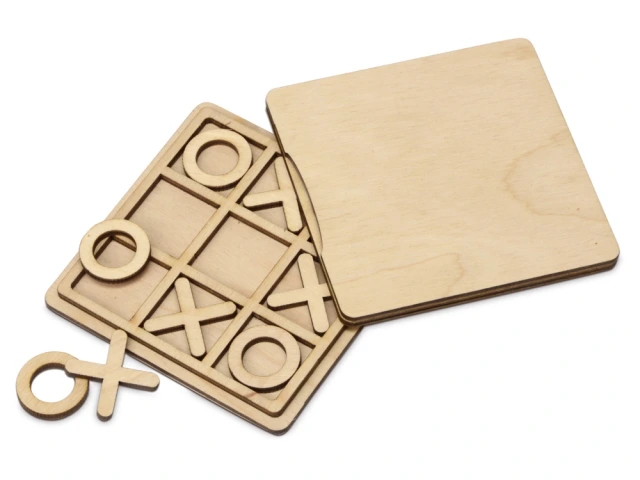 Игра из дерева Крестики нолики · натуральный