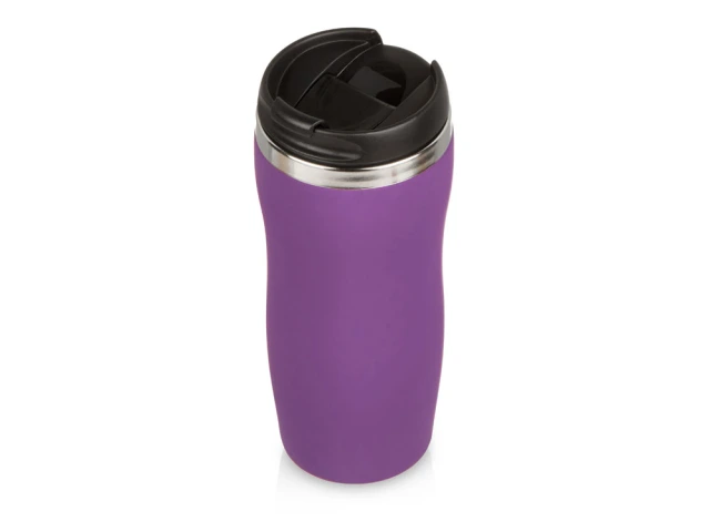 Термокружка Double wall mug С1 soft-touch, 350 мл · фиолетовый