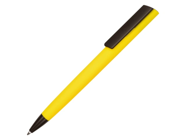 Ручка пластиковая шариковая C1 soft-touch · желтый
