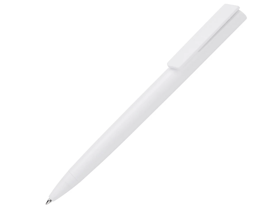 Ручка пластиковая шариковая Taper Solid, матовый белый
