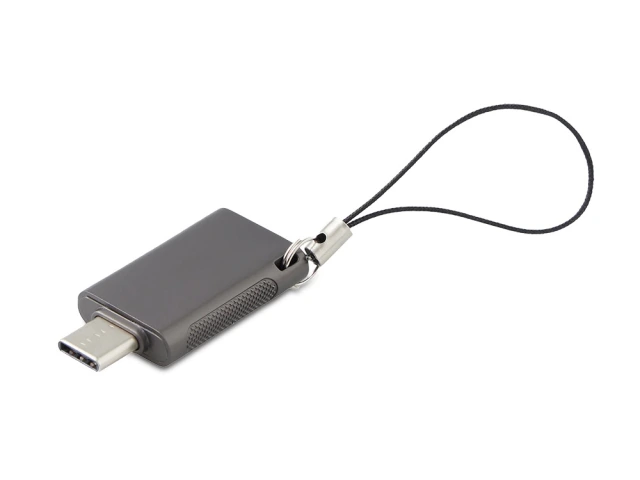 Флешка 64 ГБ USB Type-C 3.0 Индата · темно-серый