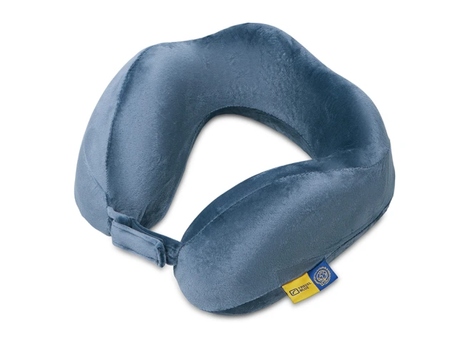 Подушка для путешествий с эффектом памяти Tranquility Pillow · синий