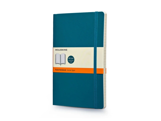 Записная книжка А5 (Large) Classic Soft (в линейку) · бирюзовый