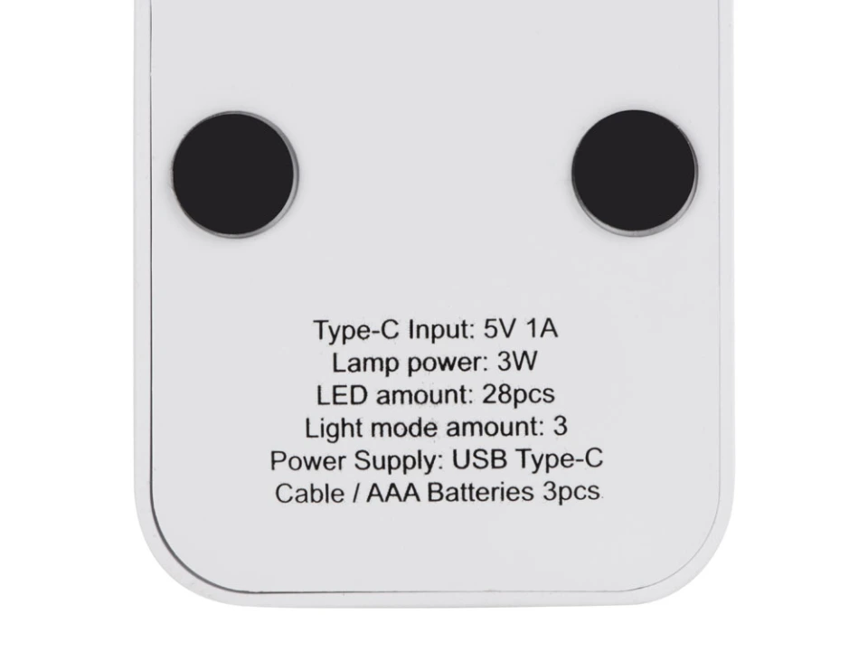 Складная настольная LED лампа Stack N, 3 Вт, белый