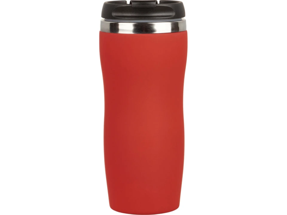 Термокружка Double wall mug C1, soft touch, 350 мл, красный (Р)