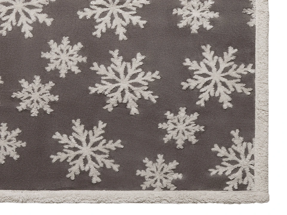 Плед Snowflake новогодний