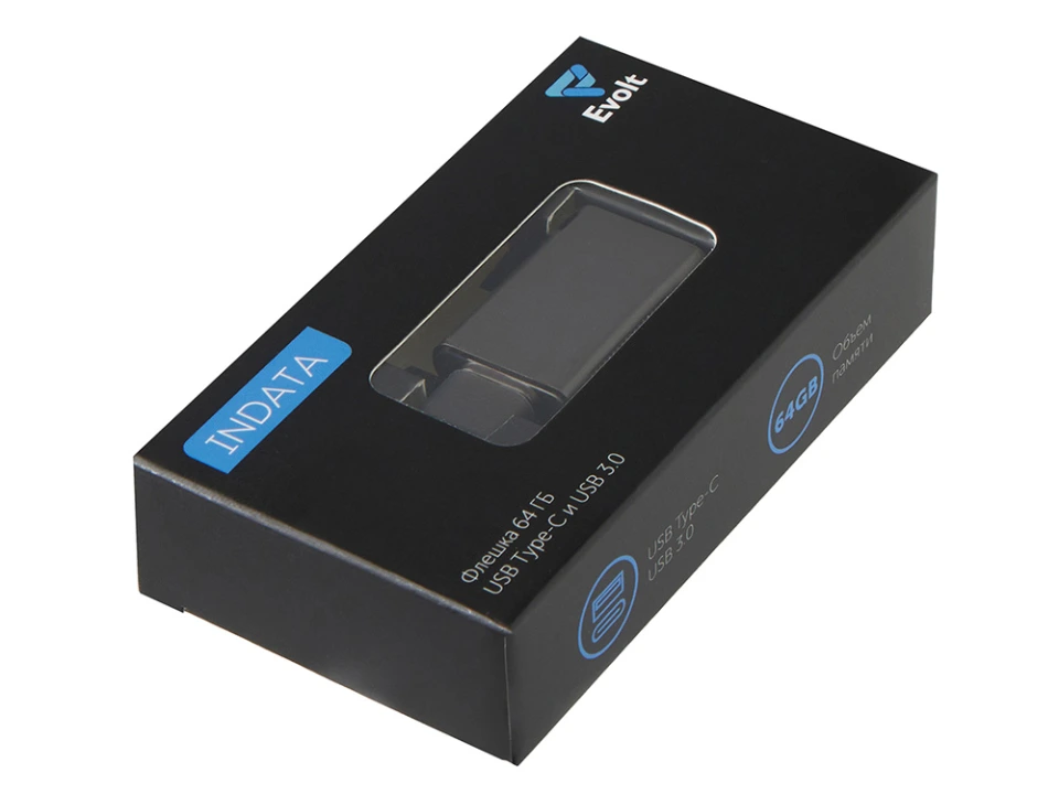 Флешка 64 ГБ USB Type-C 3.0 Индата