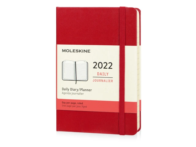 Ежедневник датированный А6 (Pocket) Classic на 2022 г. · красный