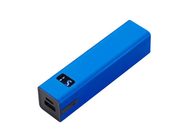 Внешний аккумулятор Rail c дисплеем, 5000 mAh · синий