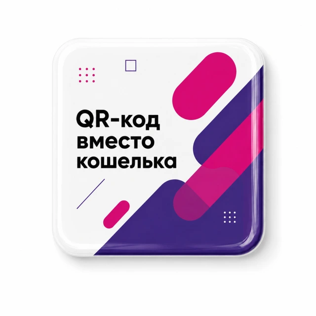 Объемный стикер из смолы для прикассовой зоны · белый