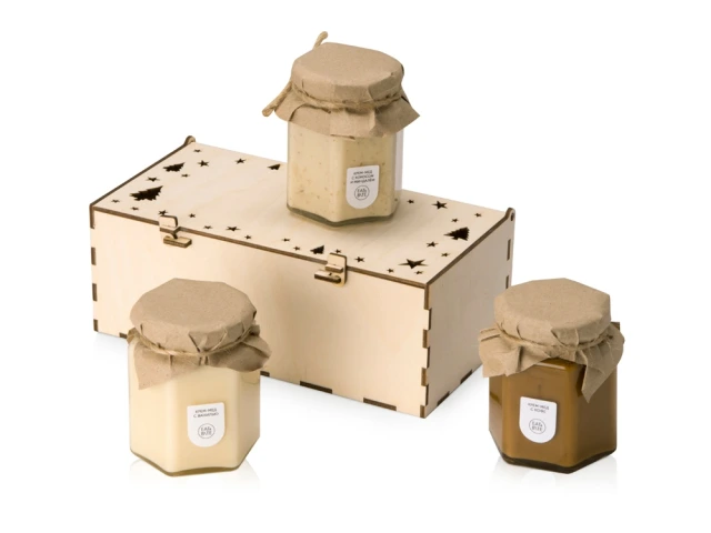 Подарочный набор Trio Creme · натуральный