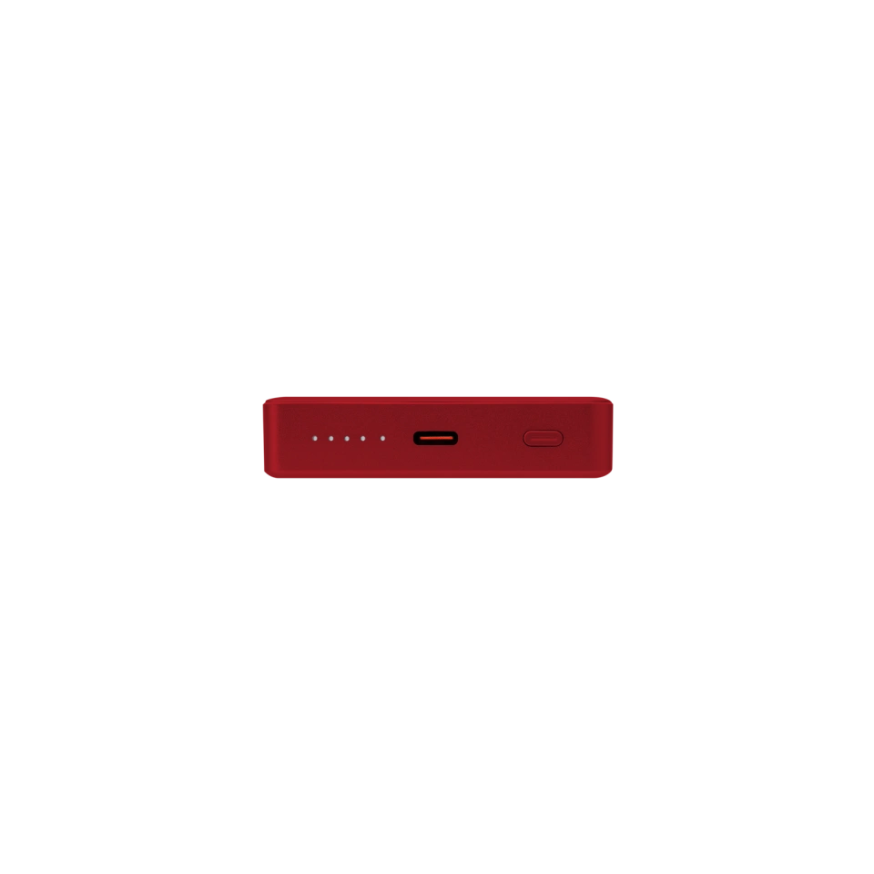 Внешний аккумулятор Атлантис Плюс PD (Atlantis PD Plus) 10000mAh с функцией беспроводной зарядки 15W, красный
