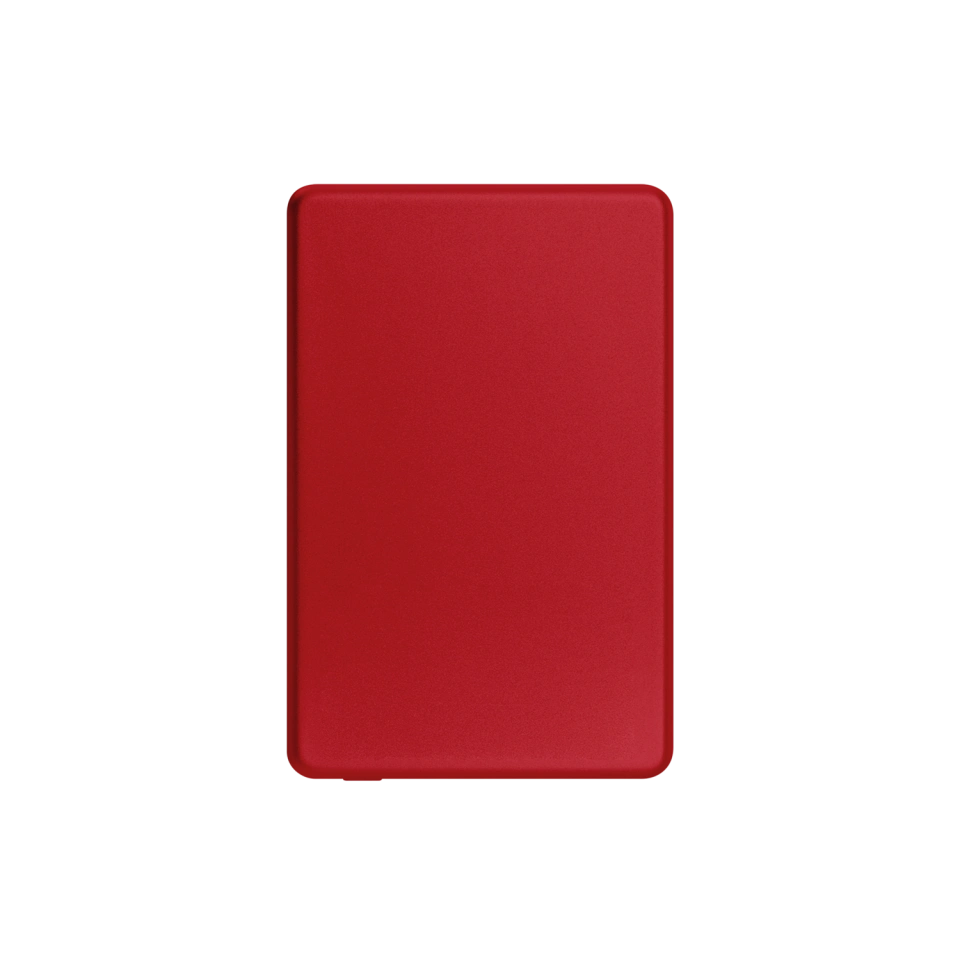 Внешний аккумулятор Атлантис Плюс PD (Atlantis PD Plus) 10000mAh с функцией беспроводной зарядки 15W, красный