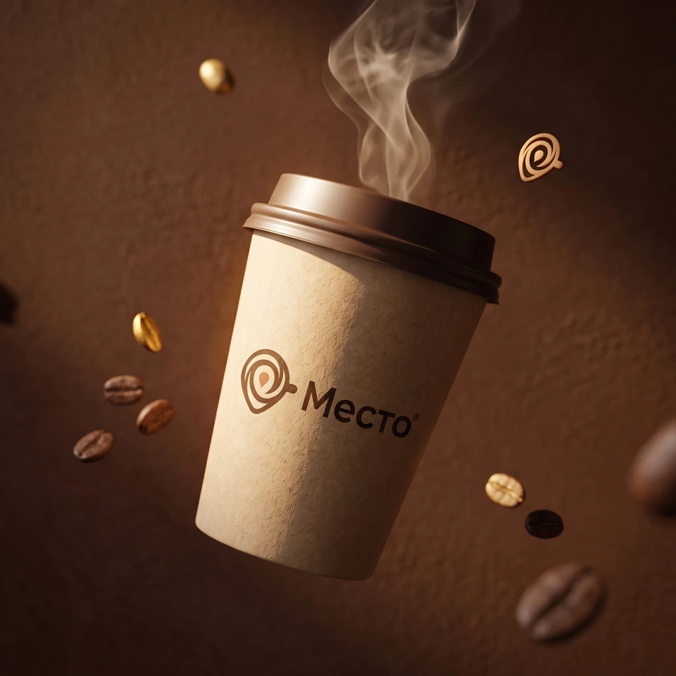 Фирменный стакан кофейни «Место»