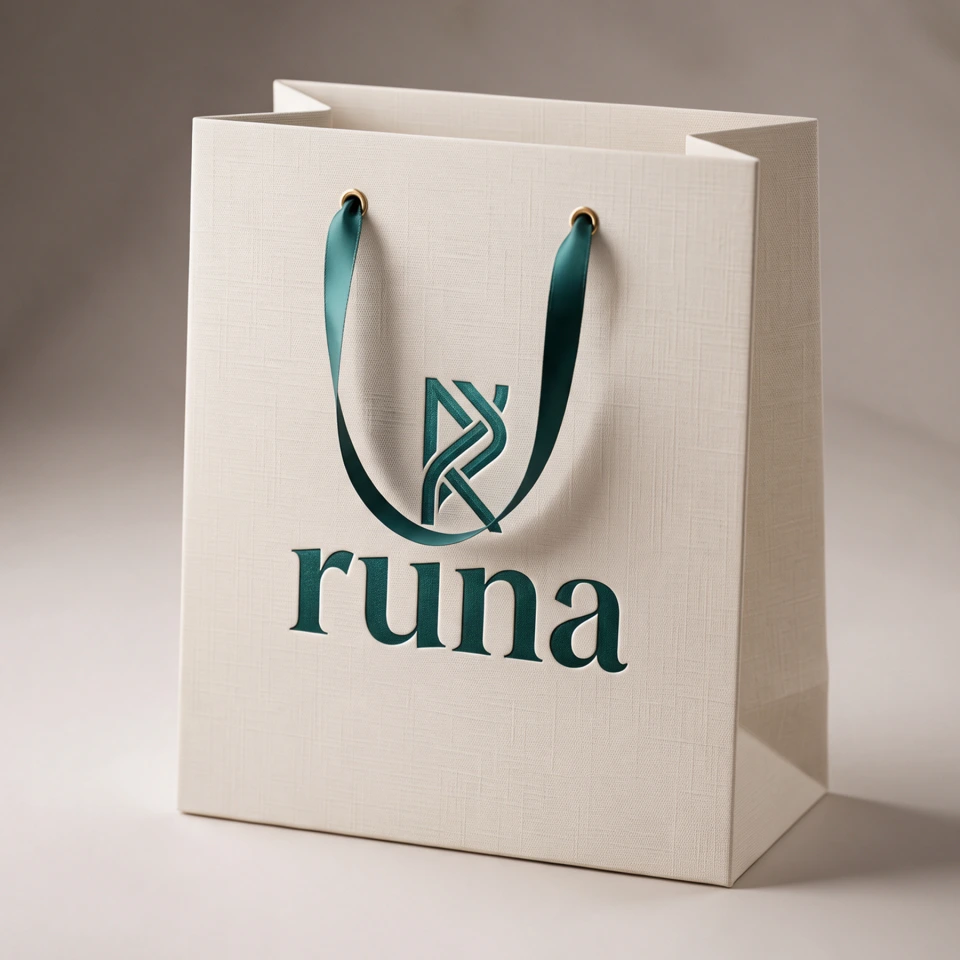 Подарочный пакет ювелирного бренда RUNA