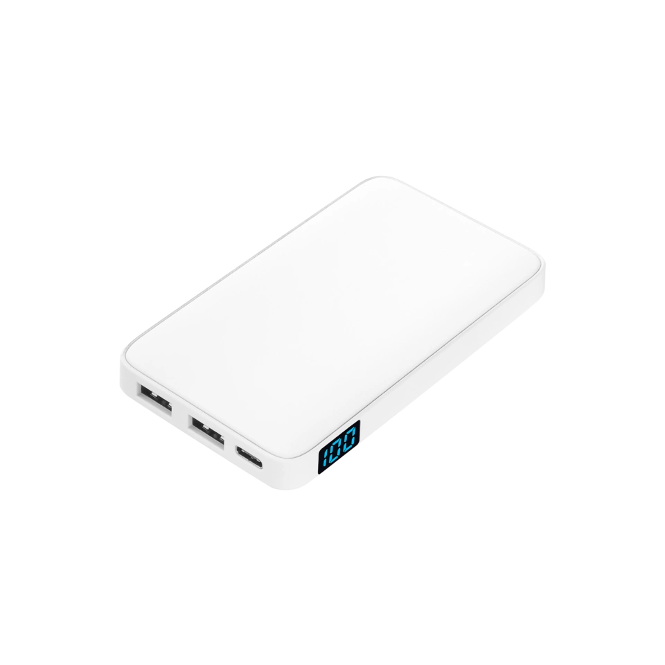 Внешний аккумулятор с подсветкой Анкор (Ancor) 5000 mAh, белый