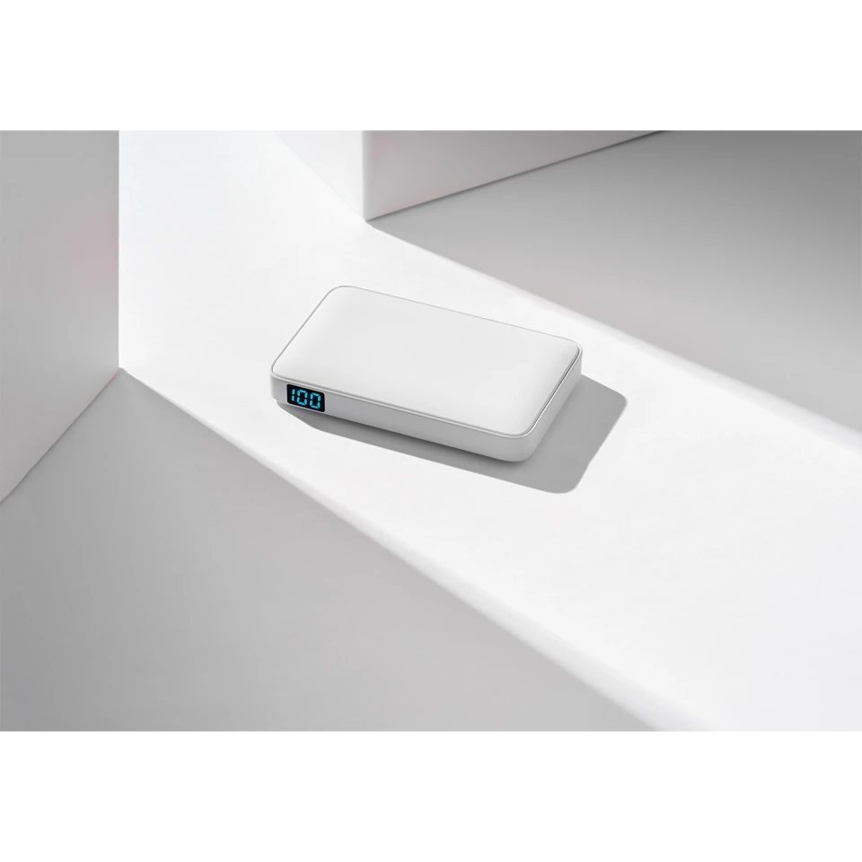 Внешний аккумулятор с подсветкой Анкор (Ancor) 5000 mAh, белый
