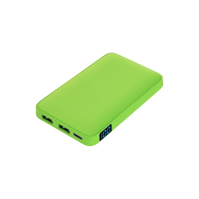 Внешний аккумулятор с подсветкой Анкор (Ancor) 5000 mAh · ЗЕЛЕНЫЙ · 37525.045