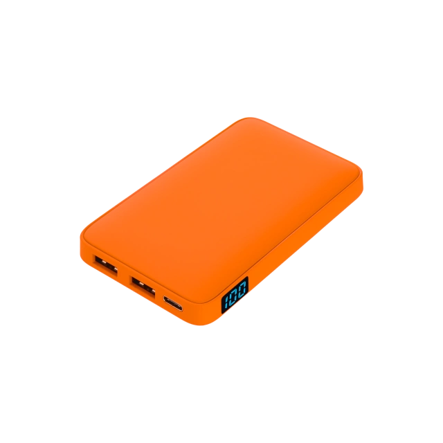 Внешний аккумулятор с подсветкой Анкор (Ancor) 5000 mAh · ОРАНЖЕВЫЙ