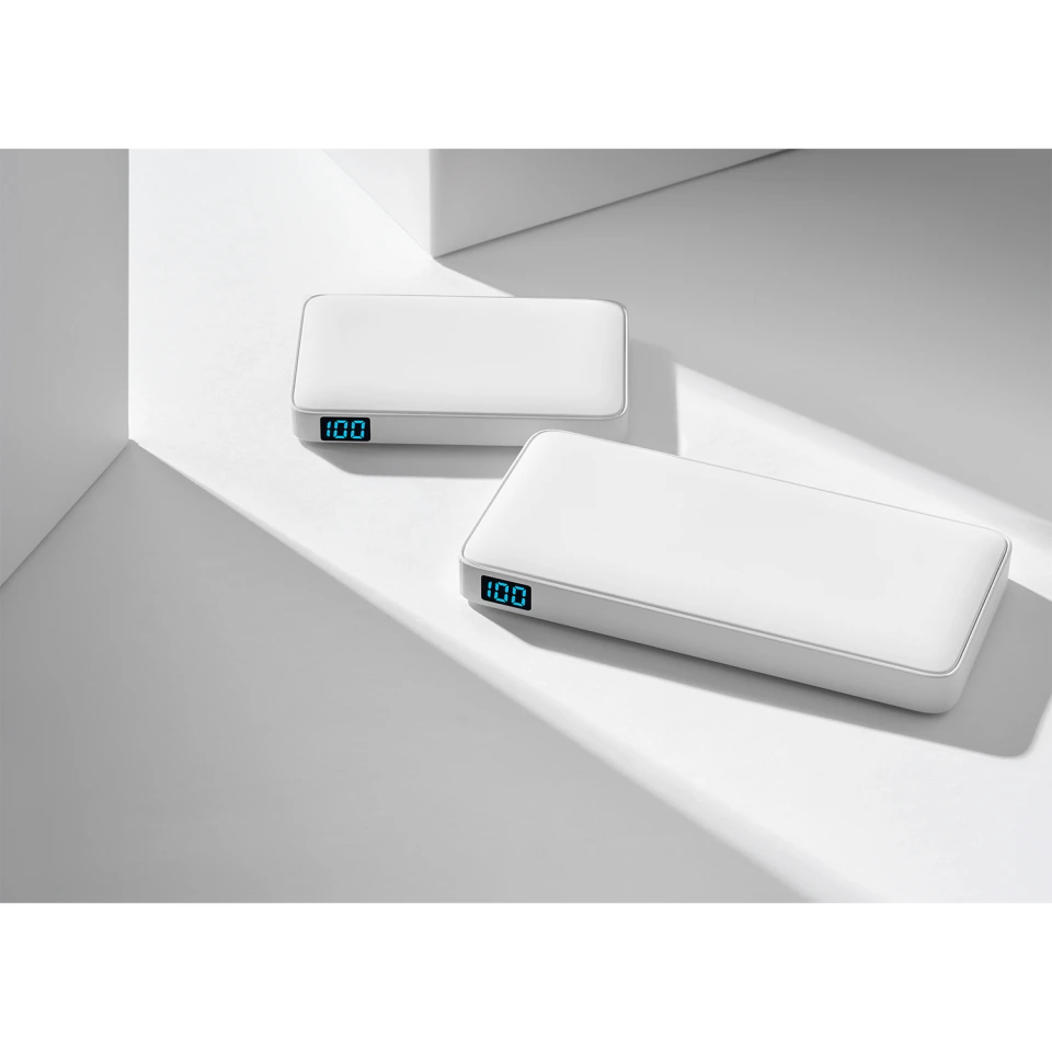 Внешний аккумулятор с подсветкой Анкор Плюс PD (Ancor PD Plus) 10000 mAh, белый