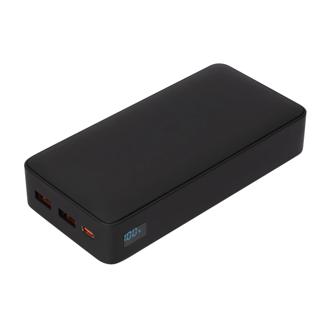 Внешний аккумулятор с подсветкой Анкор Плюс PD (Ancor PD Plus) 20000 mAh, черный