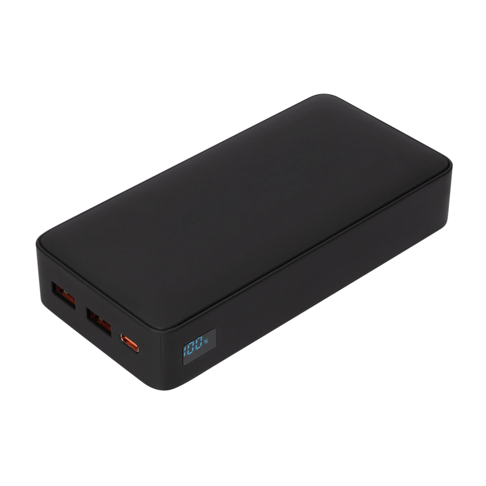 Внешний аккумулятор с подсветкой Анкор Плюс PD (Ancor PD Plus) 20000 mAh, черный