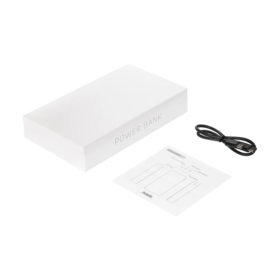 Внешний аккумулятор с подсветкой Анкор Плюс PD (Ancor PD Plus) 20000 mAh, черный