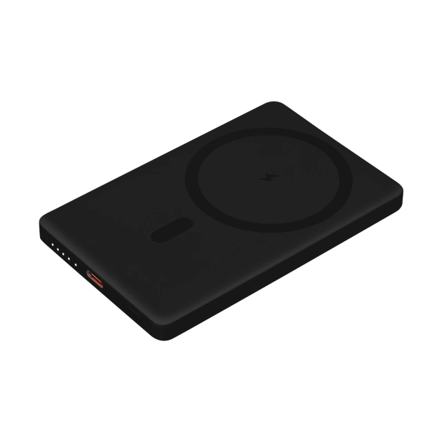 Внешний аккумулятор Атлантис (Atlantis) PD 5000mAh с функцией беспроводной зарядки 15W · ЧЕРНЫЙ