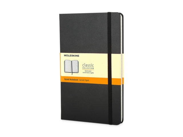 Записная книжка А5 (Large) Classic (в линейку) · черный