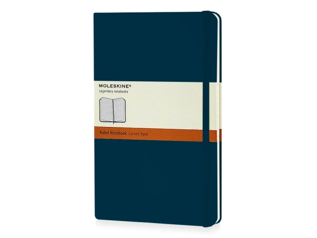Записная книжка А5 (Large) Classic (в линейку) · голубой сапфир