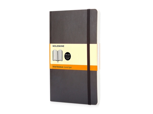 Записная книжка А5 (Large) Classic Soft (в линейку) · черный · 60521107