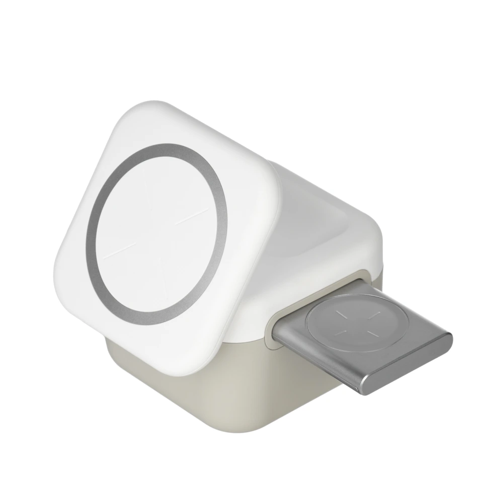 Беспроводная зарядная станция 3в1 15W Куб (Cube Wireless Magnetic)