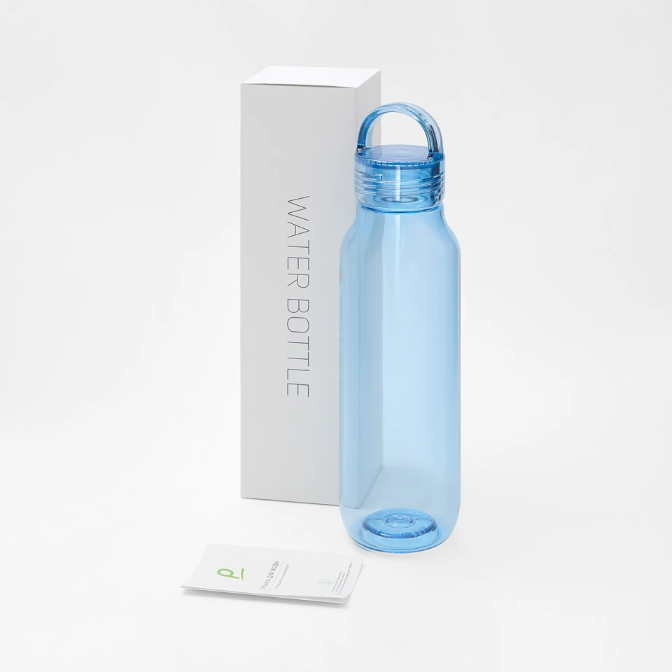 Бутылка для воды Импульс (Impulse), прозрачная, под полную запечатку