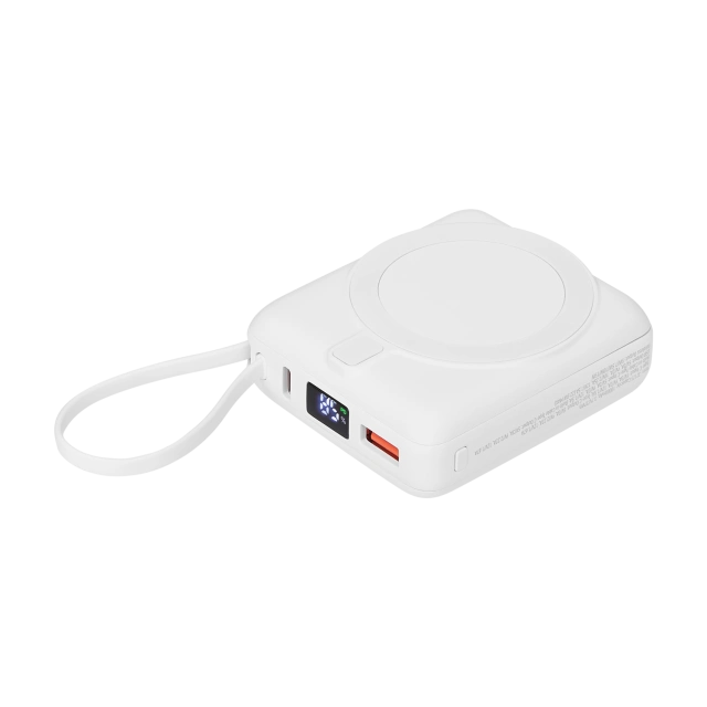 Внешний аккумулятор с подсветкой Риттер PD (Ritter PD) 10000mAh с функцией беспроводной зарядки 15W