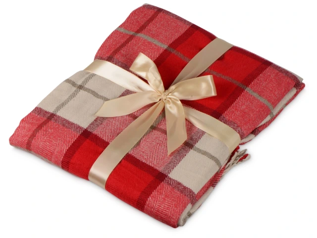 Плед акриловый Tartan · красный