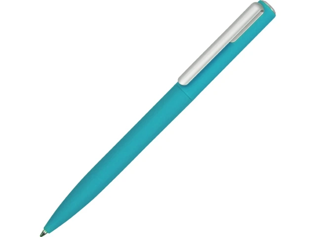 Ручка пластиковая шариковая Bon soft-touch · бирюзовый