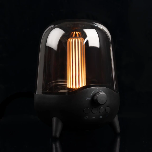 Беспроводная колонка с подсветкой soundFlicker, черная · черный